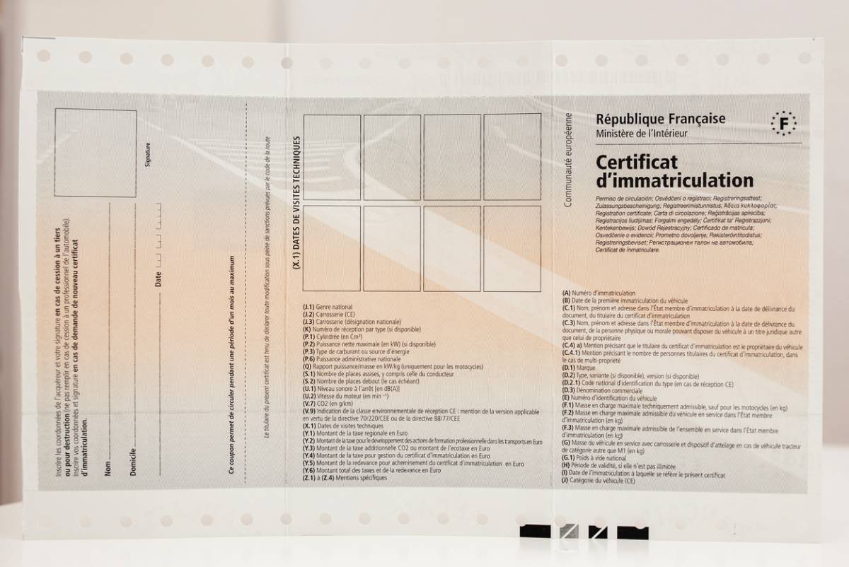 La demande de certificat d’immatriculation, une procédure simplifiée grâce au web