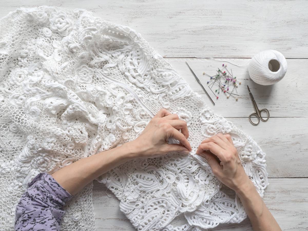 La broderie au crochet est tendance